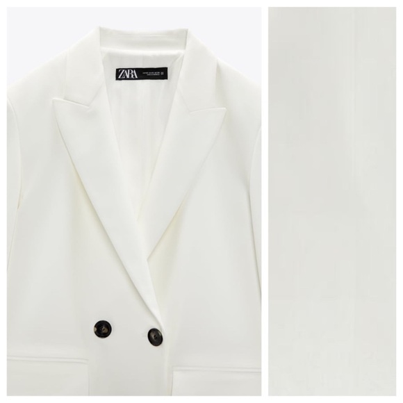 Zara white blazer. Size L. I have never worn. - Picture 5 of 6